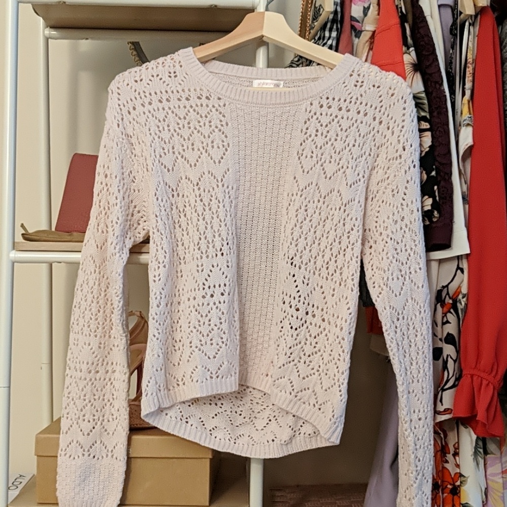 Xhilaration Crocheted Sweater